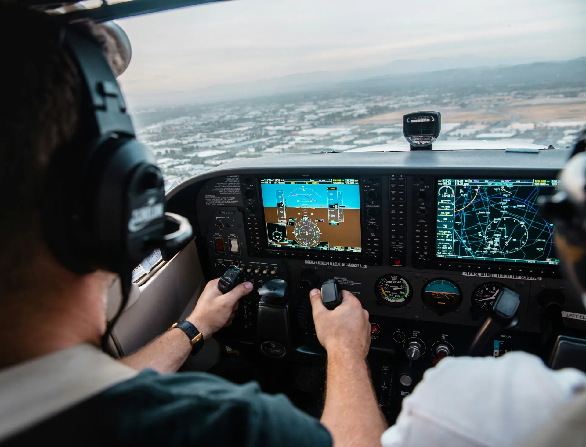 SimpliFly Flight School Fly Over Sunset